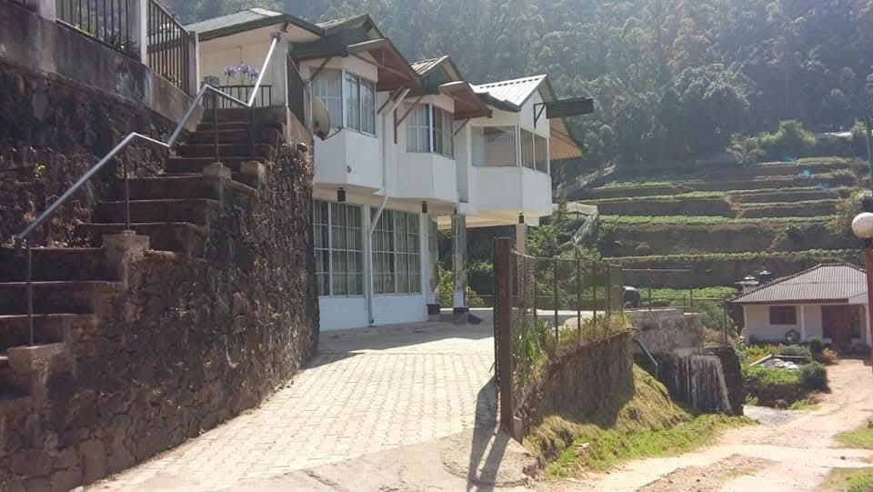 Cottages above the terraces